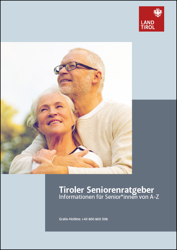 Deckblatt des Tiroler Seniorenratgebers