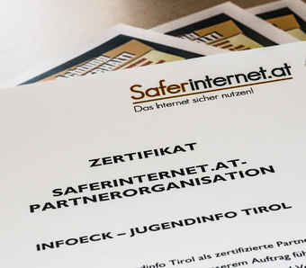 Saferinternet Zertifikat Partnerorganisation