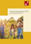 Titelbild Infobroschüre Sommer 2022 zu Feriencamps und Familienurlaube